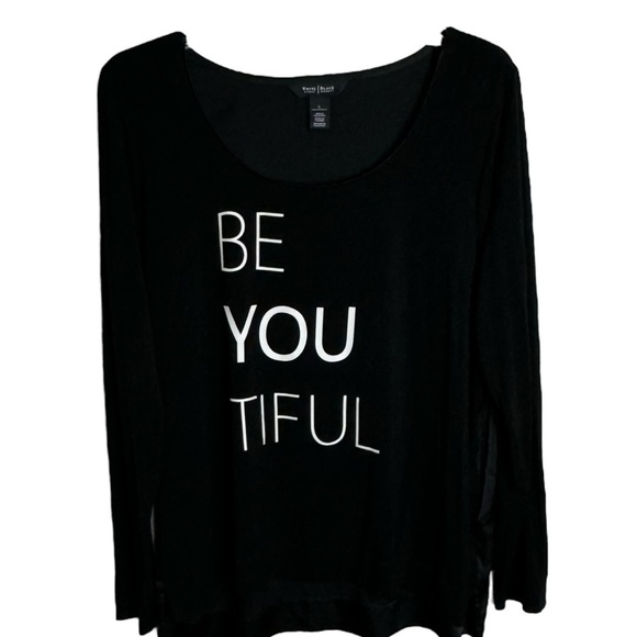 White House Black Market beautiful long sleeve jersey satin long sleeve … - Picture 5 of 5